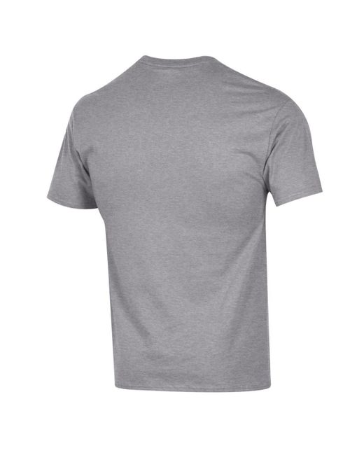 Champion Gray Notre Dame Fighting Irish Arch Over Logo T-shirt for men