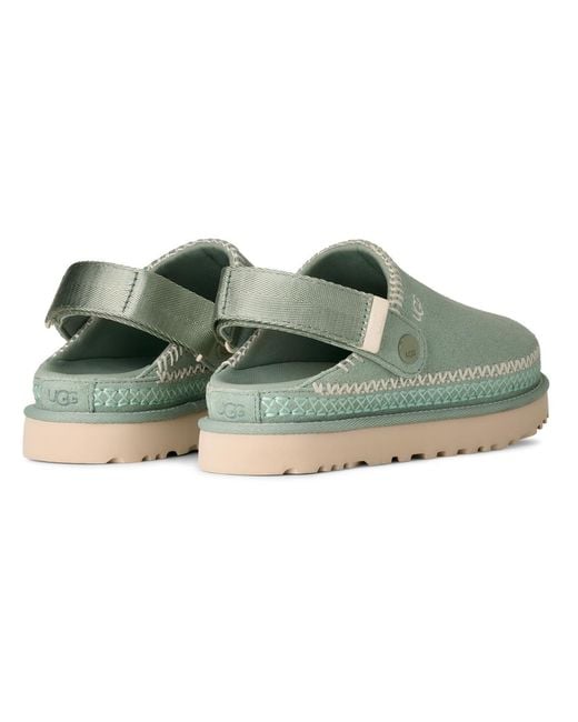 Ugg Green Goldenstar Adjustable Strap Meadow Accent Clog