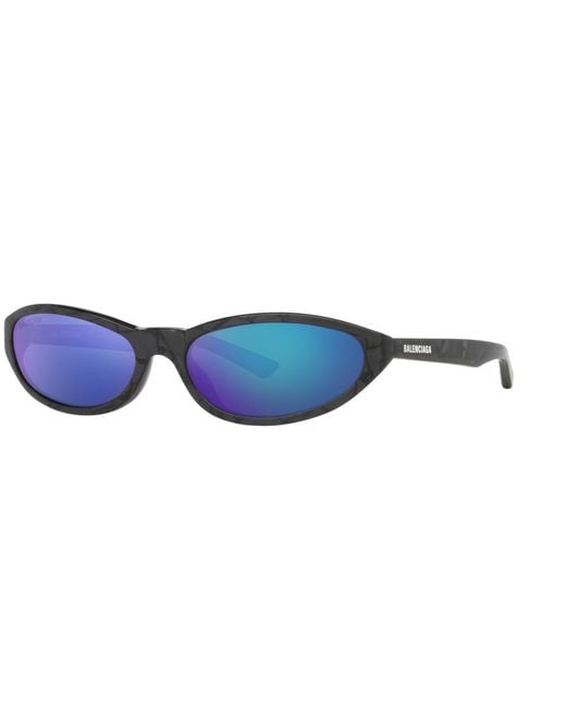 Balenciaga Blue Small Sunglasses
