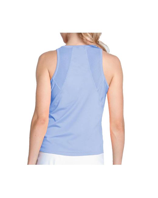 Lucky in Love Blue Every Game Shimmer Tennis Tank