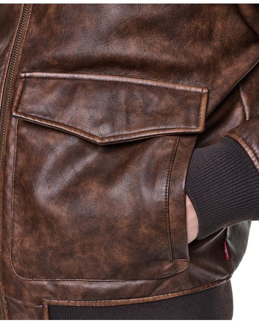 Levi's Brown Classic Bomber Jacket for men