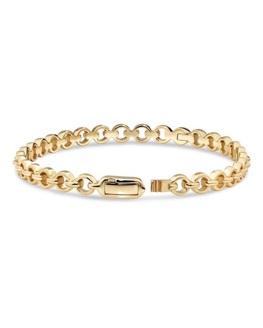 DEVATA Metallic Cable Link Bangle Bracelet