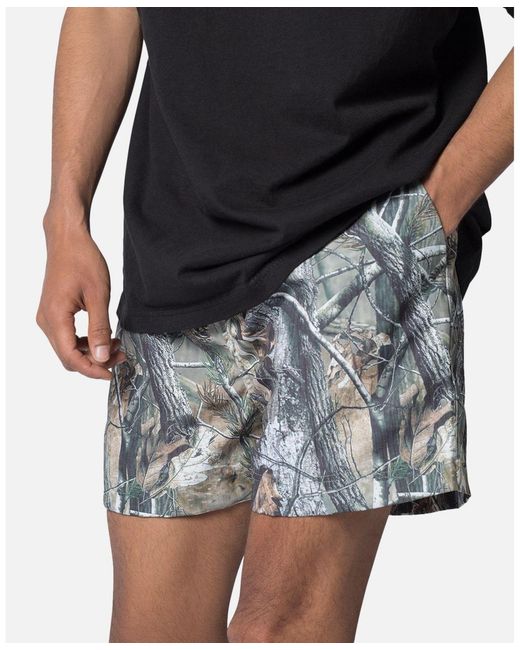 MNML Black Big & Tall Summer Shorts for men