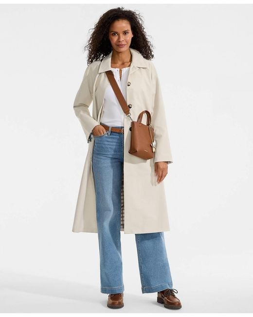 Lands' End Natural Mac Raincoat