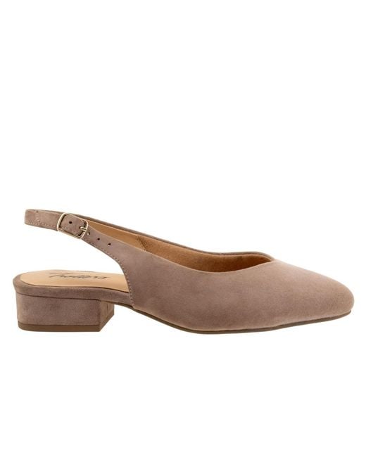 Trotters Brown Jessa Flat
