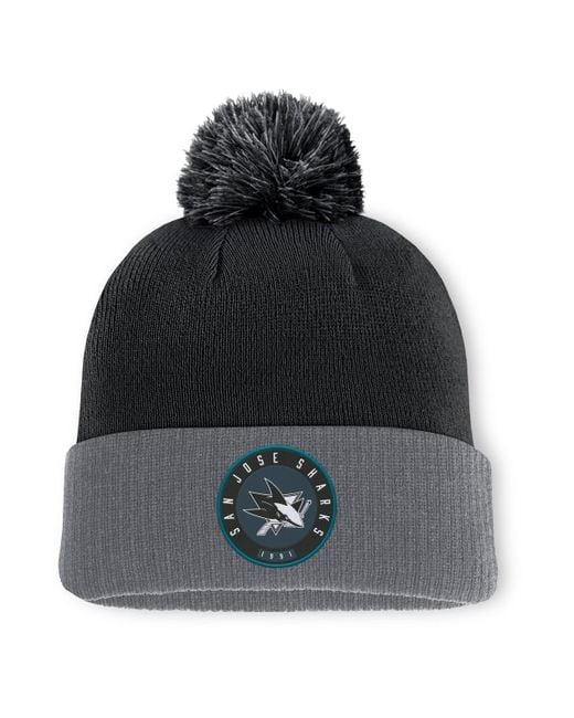 Fanatics Black San Jose Sharks Cuffed for men