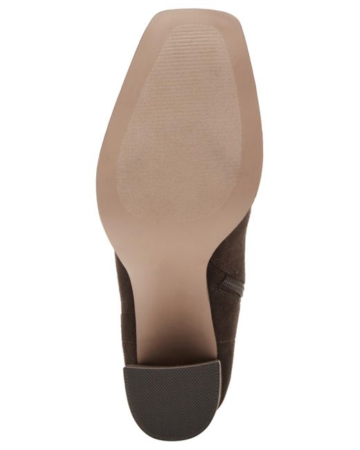 Madden Girl Monicaa Snip toe Block heel Booties in Brown Lyst