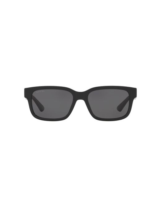 Gucci Black Rectangle Sunglasses for men