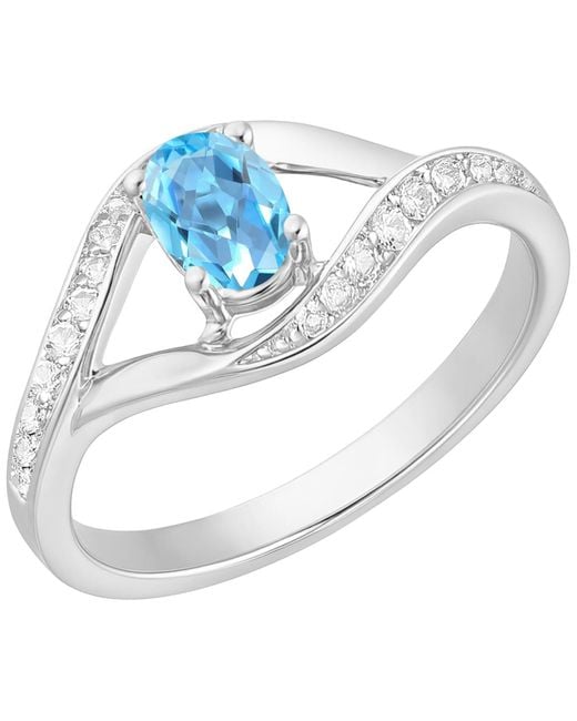 Macy's Metallic Lab Grown Multi Gemstone Ring