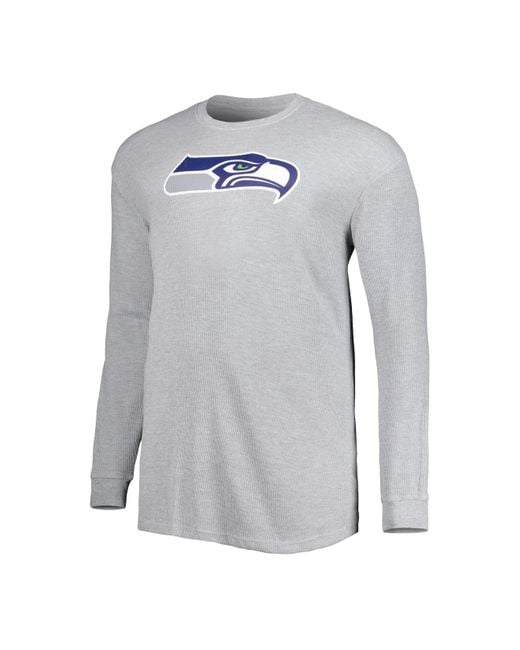 Men's Fanatics Branded College Navy/Heathered Gray Seattle Seahawks T-Shirt  Combo Set