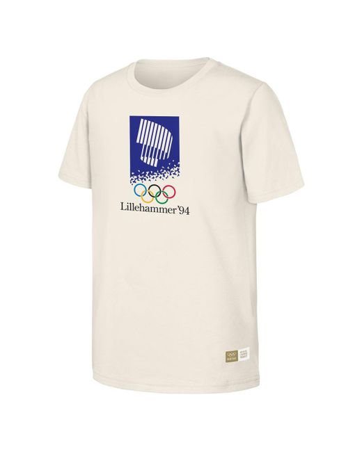 Outerstuff White 1994 Lillehammer Games Olympic Heritage T-shirt for men