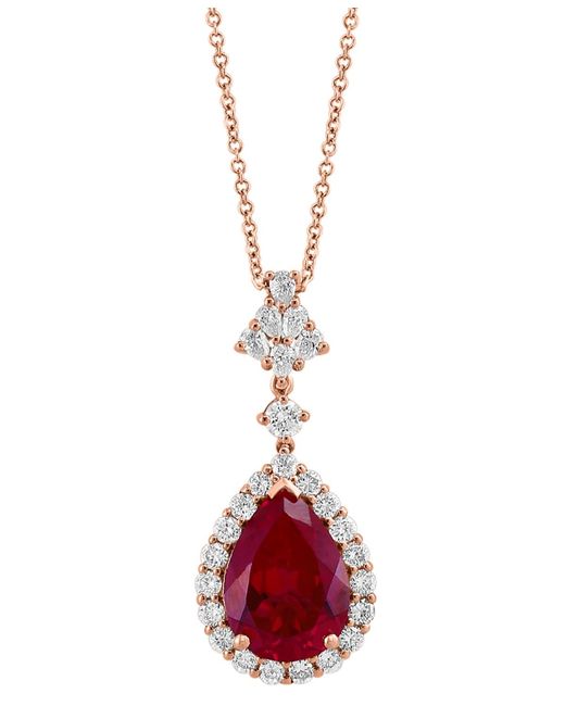 Effy White Effy Lab Grown Ruby (7-1/8 Ct. T.w
