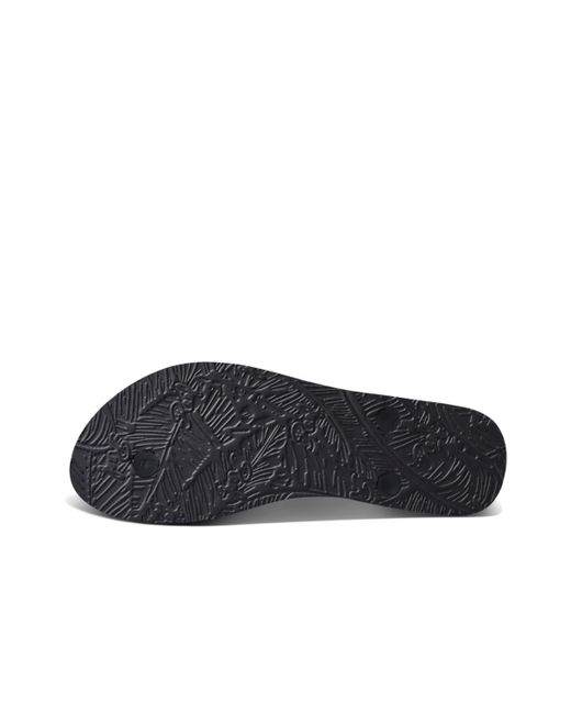 Reef Blue Seaside Twist Thong Sandals