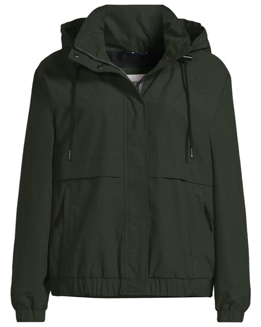 Lands' End Green Squall Full Zip Jacket