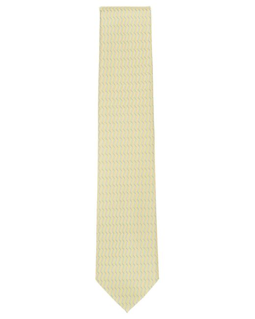 Perry Ellis Yellow Perry Ellis Scanlon Geo-pattern Tie for men
