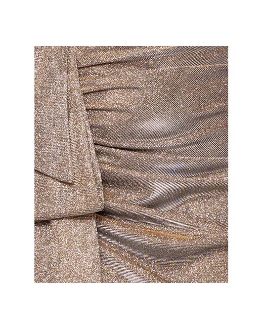 Xscape Multicolor Plus Size Off-the-shoulder Glitter Gown