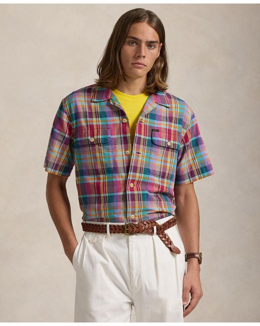 Polo Ralph Lauren Multicolor Classic-fit Plaid Oxford Camp Workshirt for men