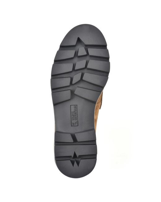 White Mountain Brown Gunner Lug Sole Loafers