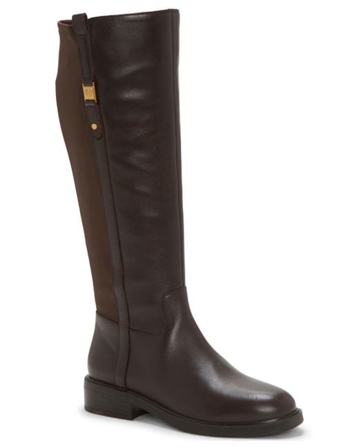Vince Camuto Brown Annora Knee-high Riding Boots