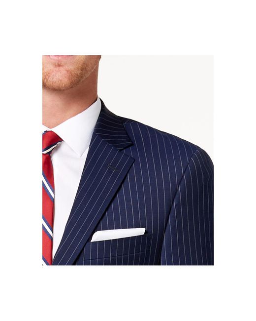tommy hilfiger pinstripe blazer