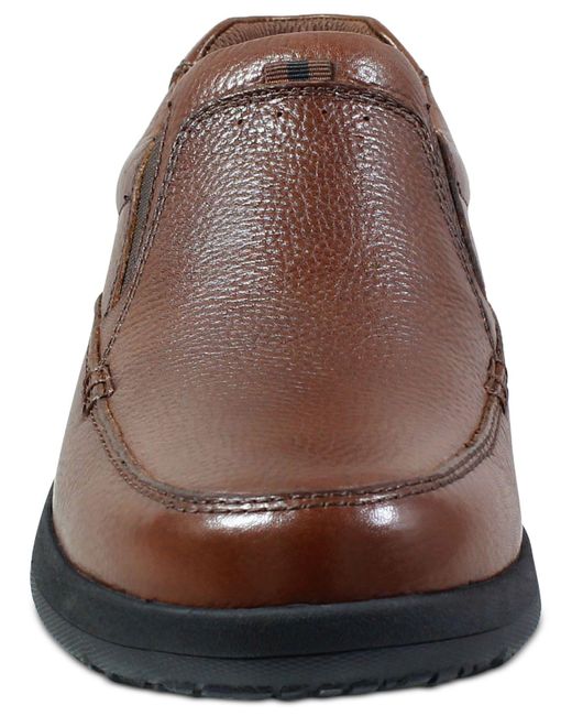 9 Nunn Bush Men Cam Slip-On Casual Walking Shoe Loafer Brown