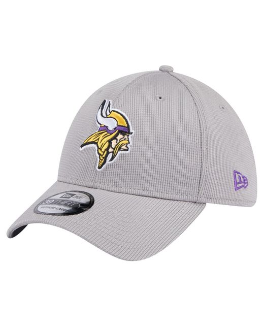 KTZ Gray Minnesota Vikings Active 39thirty Flex Hat for men