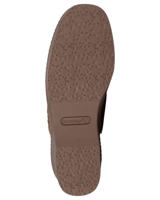 BareTraps Brown Sandy Slip On Clogs