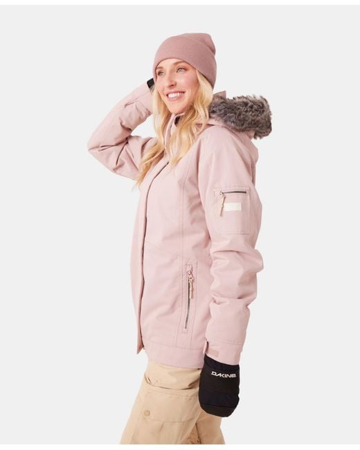 Roxy Pink Meade Snow Long-sleeve Jacket