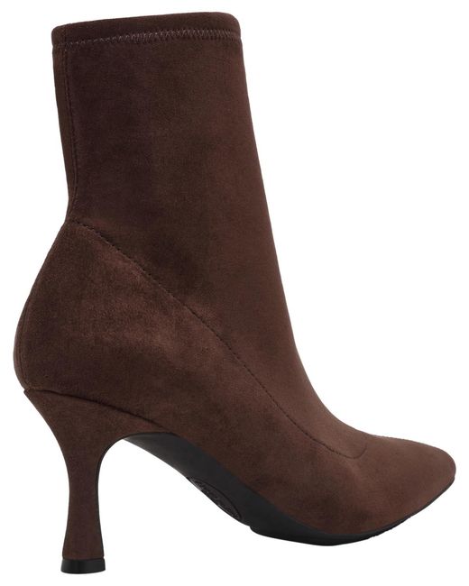 Anne Klein Brown Reesse Pointed Toe Booties