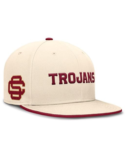 Nike Pink Usc Trojans Primetime True Performance Fitted Hat for men
