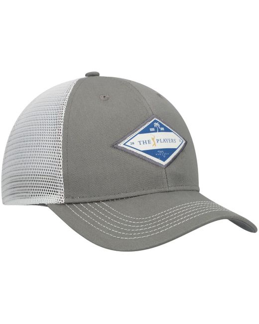 Ahead Gray/white The Players Wolcott Snapback Hat for men