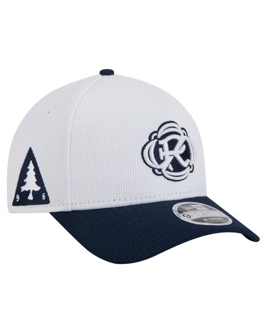 KTZ Blue White/navy New England Revolution 2025 Jersey Hook 9forty M-crown Adjustable Hat for men