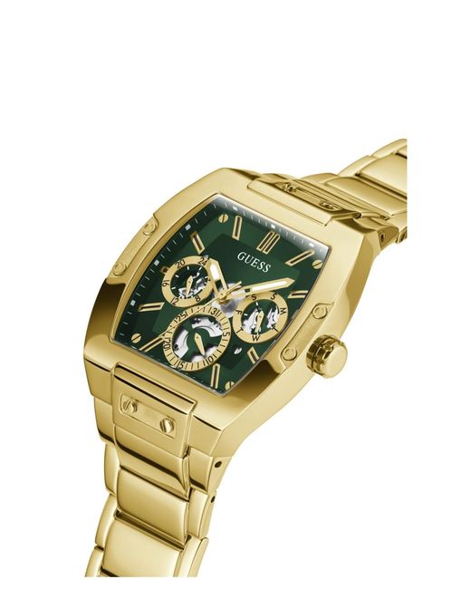 Guess Metallic Multi-function Stainless-steel Watch for men