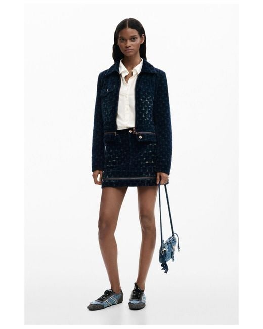 Desigual Blue Denim Jacket
