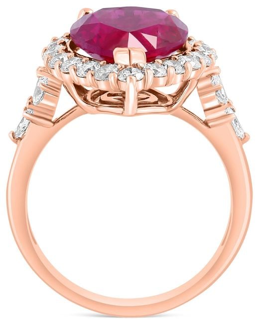 Effy Pink Effy Lab Grown Ruby (7-1/8 Ct. T.w