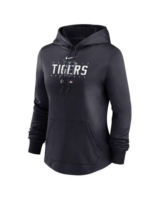Nike Blue Detroit Tigers Authentic Collection Pregame Performance Pullover Hoodie