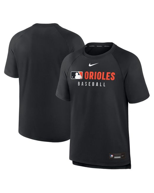 Nike Black San Francisco Giants Authentic Collection Pregame Raglan Performance T-shirt for men
