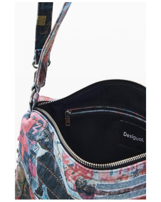Desigual Blue Medium Denim Bag