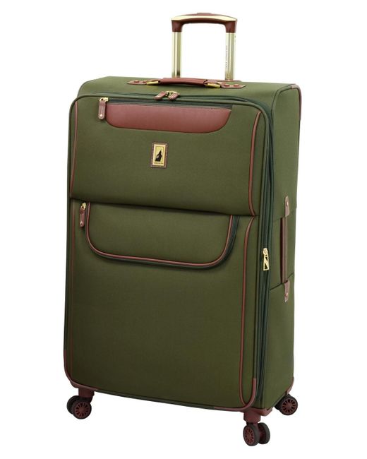 London Fog Green Westminster 29" Expandable Check-in Spinner