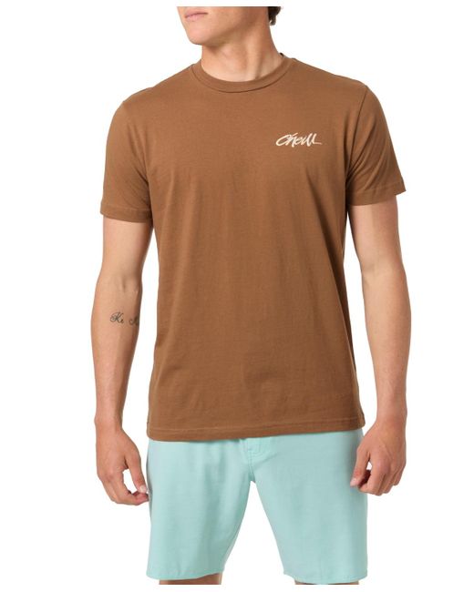 O'neill Sportswear Green Home Grown T-shirt for men