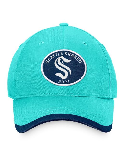 Fanatics Branded Light Blue Seattle Kraken Fundamental Adjustable Hat for men