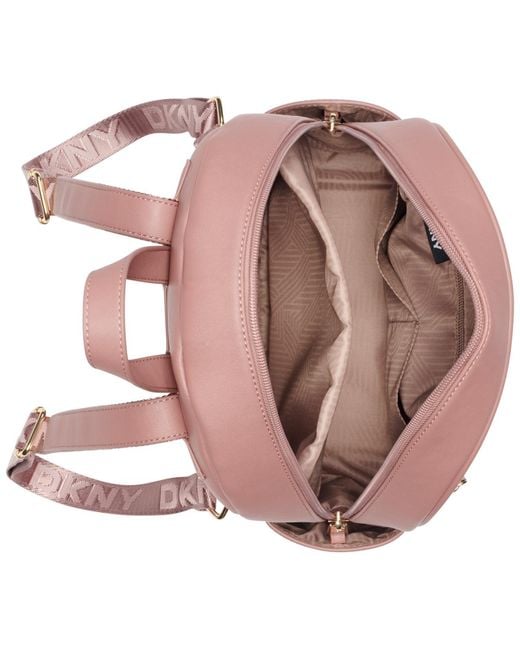 DKNY Pink Clean Cut 14" Backpack