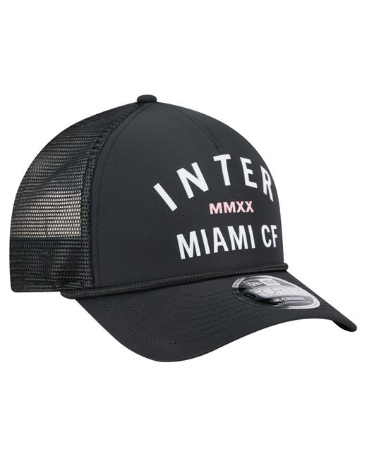 KTZ Black Â Inter Miami Cf Minimalist A-frame 9forty Adjustable Hat for men
