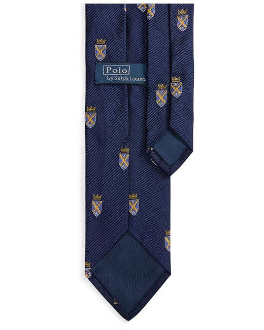 Polo Ralph Lauren Blue Silk Repp Club Tie for men