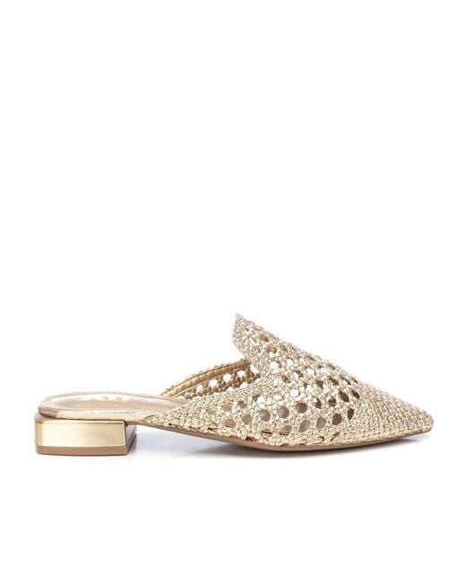 Xti Natural Braided Mules By