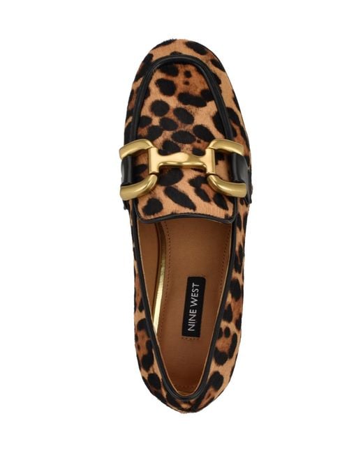 Nine West Brown Lilma Bit Dress Loafers