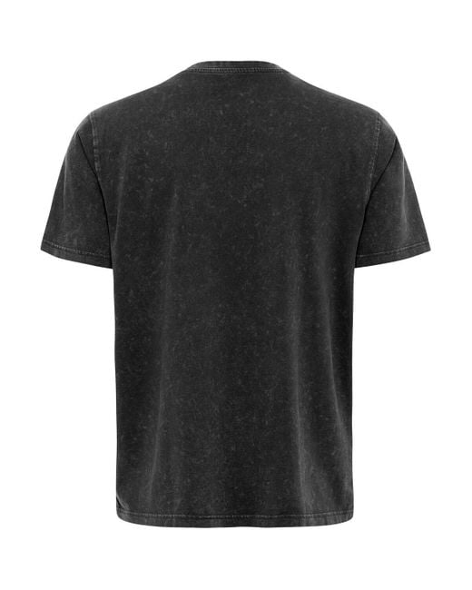 Sportiqe Black And Â Las Vegas Aces Rock Roll Collection Angus Mineral Wash Premium T-shirt
