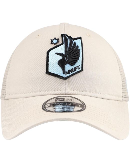 KTZ Natural Minnesota United Fc Game Day 9twenty Adjustable Trucker Hat for men