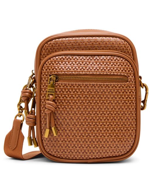Steve Madden Brown Damien Mini Crossbody Bag