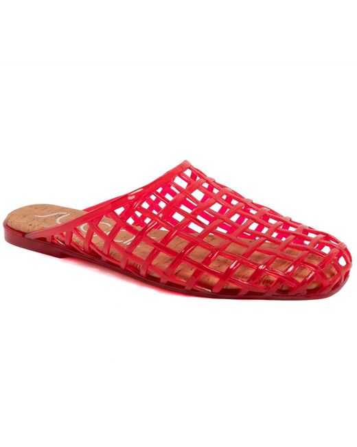 Sugar Red Diving Closed Toe Flats